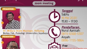 Webinar Fakultas Psikologi - Tetap Sehat di Masa Pandemi